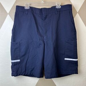 FedEx Stan Herman VF Imagewear Shorts size 40 L Blue Reflective Uniform Workwear